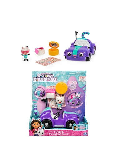 Gabby S Dollhouse Carlita Pandy Paws Picnic - Gabby Nin Arabası