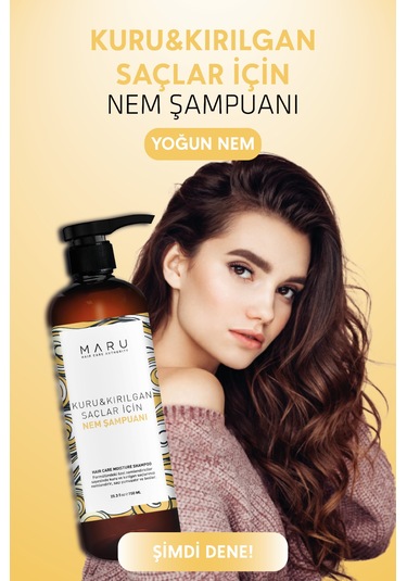 Maru Yoğun Nemlendirici Ve Kopma Karşıtı Saç Bakım Şampuanı 750 ML
