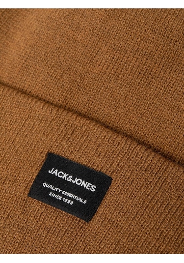 Jack & Jone Jacdna Beanie Noos Erkek Bere-27100 - Kahverengi