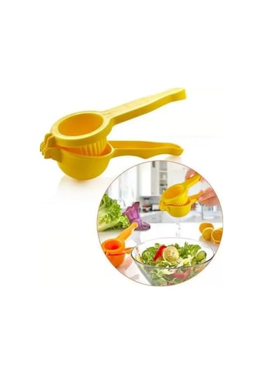 Plastik Pratik Narenciye Limon Portakal Meyve Sıkacağı Büyük Boy Mutfak Aparatı Diğer