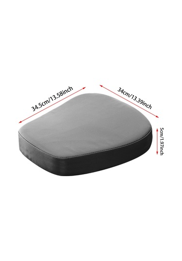 Suntek Şok Emici Koltuk Minderi Rahat Nefes 34x34,5x5cm-siyah Siyah