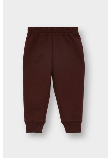 Defacto Erkek Bebek 2li Takım Basic Düz Sweatshirt Eşofman Altı E8434a525wnbn319 Kahve