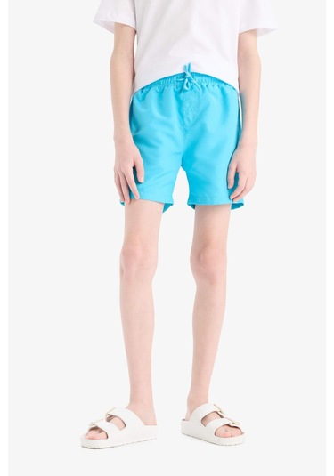 DeFacto Erkek Çocuk Basic Düz Deniz Şortu B7494A825HSTR231
