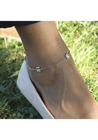 Kelebek Figürlü Halhal Gümüş