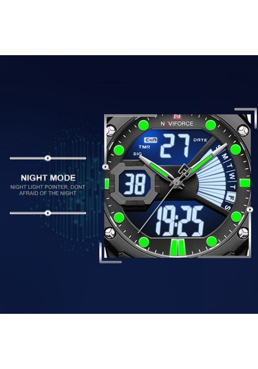 Erkek Saat İş Çok Fonksiyonlu Su Geçirmez Saatler Kuvars Saat Siyah&gri Diğer