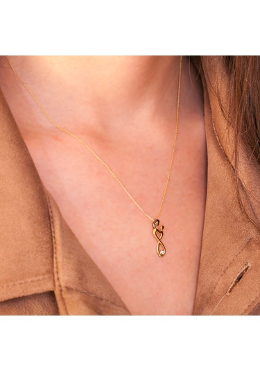 Pırlanta Annem Benim Sonsuzluğum Kolye