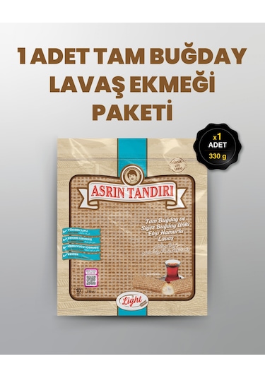 1 Paket Ekşi Hamurlu Tam Buğday Lavaş Ekmeği