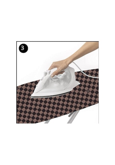 King Xxl 165x56cm Kahve Ütü Masası Kılıfı