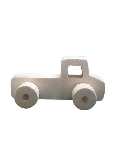 Ahşap 3' Lü Oyuncak Arabalar