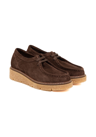 Marrone Sneaker Günlük Kadın 25k12026xs Vergelio Suede Marrone