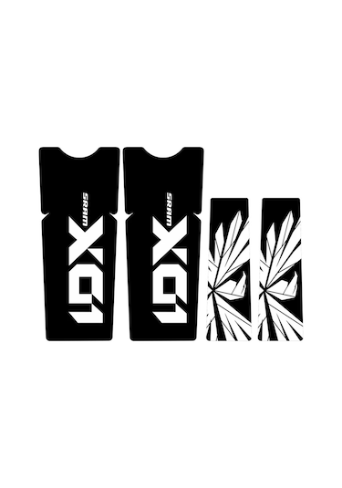 Beyaz Kırmızı Blk Alt-dağ Bisikleti X01 Krank Etiketi Am Dh Krank Çıkartması Bisiklet Çıkartmaları Bisiklet Aksesuarları Kırmızı