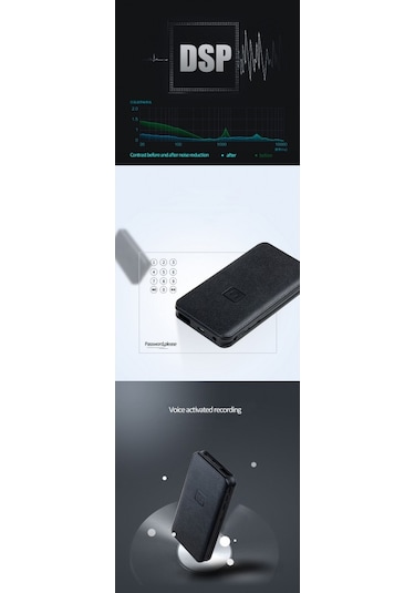 Kingline Mıknatıslı Powerbank Ses Kayıt Cihazı