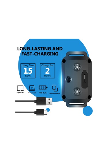 Köpek Eğitim Cihazı Köpekler İçin Havlama Tasması Renkli Ekran Akıllı Köpek Eğitmeni Su Geçirmez Ip6-siyah