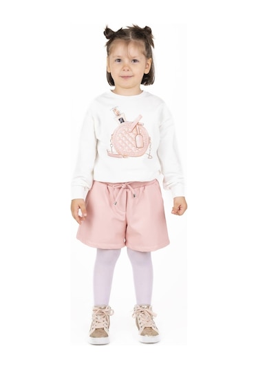 Bestkids Kız Çocuk Baskılı Sweatshirt 2-6 Yaş 001