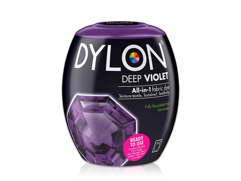 Dylon Matik Deep Violet Menekşe Rengi Kumaş Boyası 350g