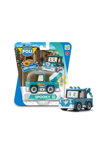 Robocar Poli Metal Araç Karakter Figürler - Spooky 83166 Standart