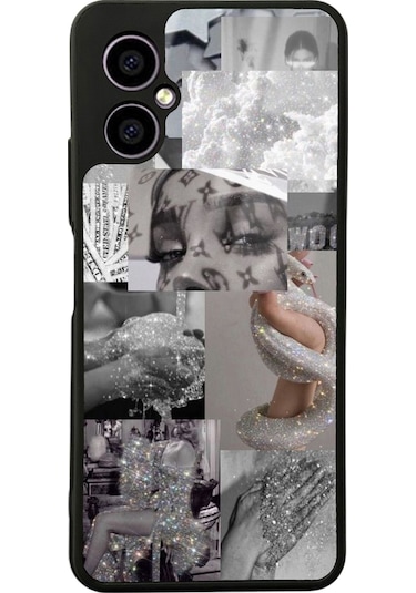 Omix X3 Silver Sticker Tasarımlı Glossy Telefon Kılıfı Çok Renkli
