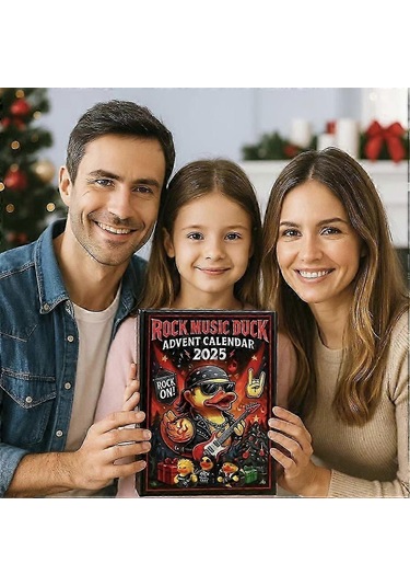 2025 Rock Müzik Ördek Advent Takvimi Akrilik 3d Olmayan