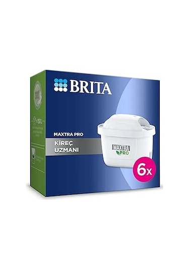 BRITA Maxtra Pro Kireç Uzmanı Yedek Su Arıtma Filtresi 6'lı