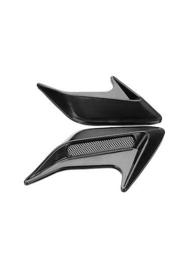 Üniversal Piano Black Kaput Çamurluk Venti Izgarası Sağ Sol Scoop