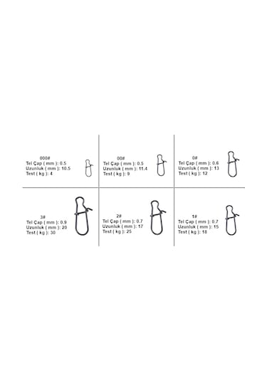 Avmatik Black Nickel Snap Suni Yem Klips 10 Adet