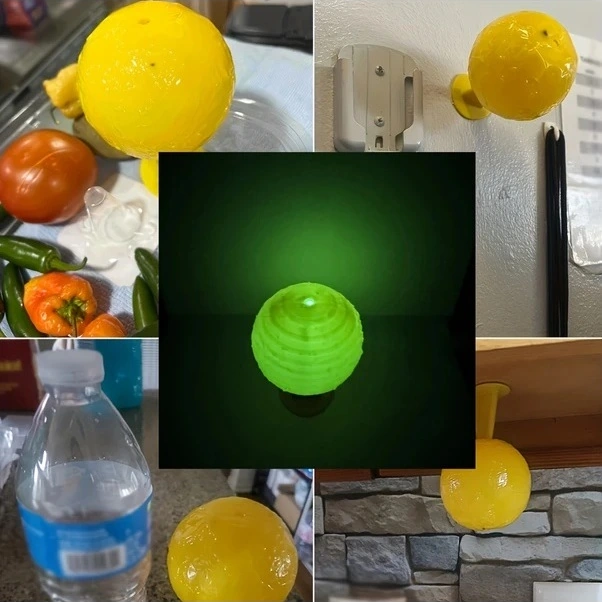 Trendooze Parlayan 6lı Sinek Tuzakları İç/dış Kullanım İçin Sunshine022 Yapışkan Sinek Tuzakları