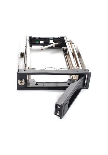 3.5 'ila 5.25 Sert Sıcak Takas Körfezi Paslanmaz Dahili Montaj Braket Adaptörü Kilit Ve Led İle 3.5 İnç Çerçeve