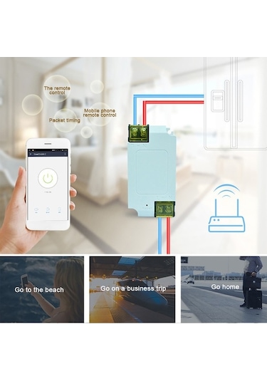 Dancemonkey 15a Graffiti Wifi Anahtarı Akıllı Ev Uzaktan Kumandalı Zamanlayıcı Lamba Modifiye Parça