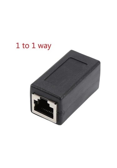 Generic1 İla 2 Rj45 Splitter Ağ Ethernet Kablosu Ağ Konektörü