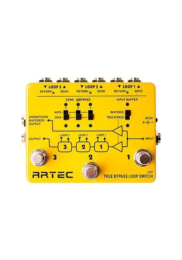 Artec Ls-3 3 Kanal Loop Switch Pedal
