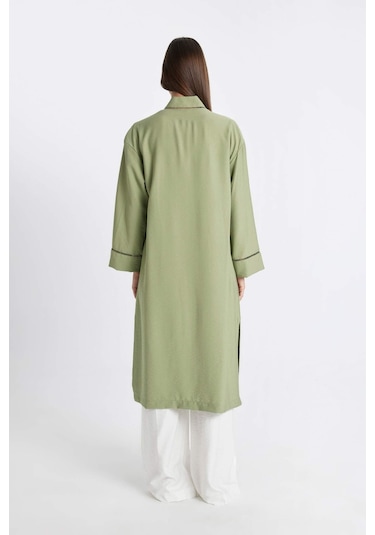 Defacto Relax Fit Hakim Yaka Kimono C9691AX24SMKH461 Haki