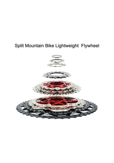 Ebitda Vg Sports Split Dağ Bisikleti Kaset Volan, 10 Hız 50t Gümüş, Alüminyum Alaşım, Hafif Ve Dayanıklı Çok Renkli