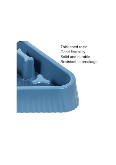 Cbtx Üçgen Kemik Pet Yavaş Yemek Kasesi Köpekler Kediler Yeme Kaseleri Sarı