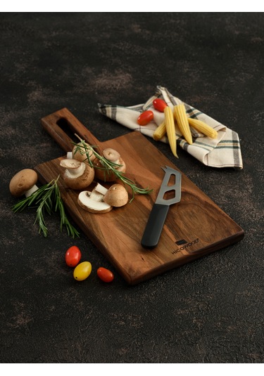 Hıcowood Doğal Ceviz Kesme Sunum Tahtası - Lazerle İsim/Söz Yazılır