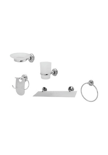 Dibanyo 5 Parça Manavgat Kutulu Set Aynasız Gri