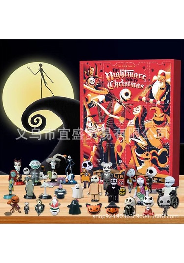 Arifesi Kıyamet Takvimi Kör Kutu Süsü  Yeni Cadılar Bayramı Kör Kutu Oyuncak Yaratıcı Zombi Cadılar Bayramı Kör Kutu B