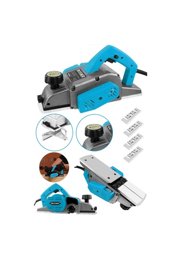 Steiner 4200 Watt Bakır Sargılı Planya Rende Makinesi + 4 Bıçak M