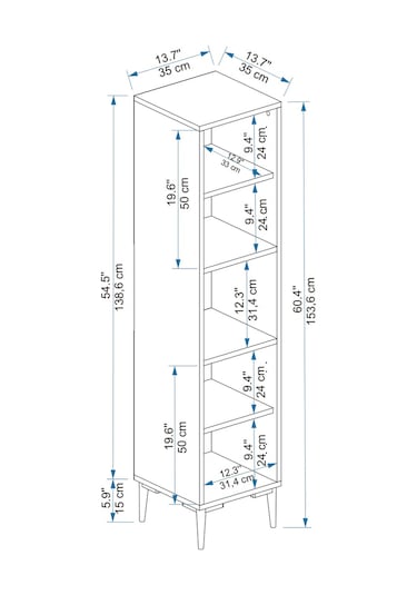 Arnetti Mutfak Banyo Dolabı Daminol Çok Amaçlı Beyaz