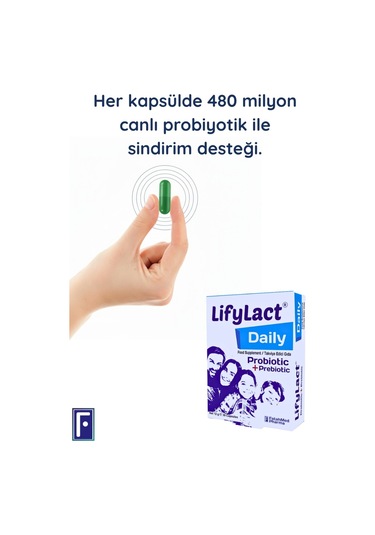 Daily Probiyotik, Prebiyotik, 30 Kapsül ,2 Avantaj Seti