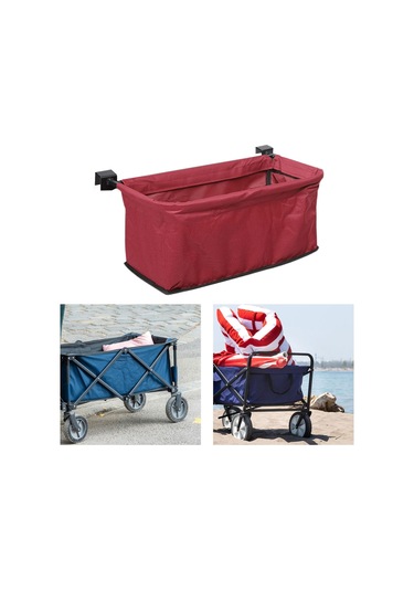 Suntek Taşınabilir Vagon Arabası Kuyruk Çantası Kırmızı