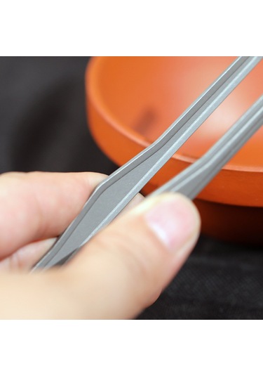 Gajeena Titanyum Barbekü Kelepçi - Paslanmaz, Hafif 20g - Gıda Lezzetini Bozmaz - Manav Sebze, Steak, Izgara Araçları - Kamp, Piknik İçin Çok Renkli