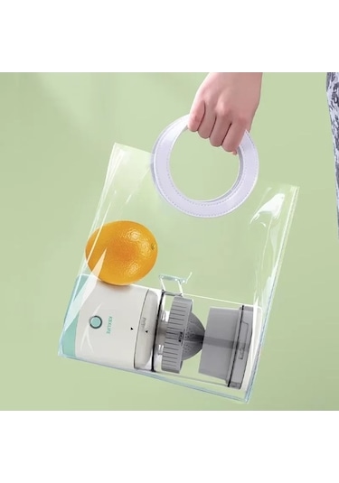Wondernest Usb Taşınabilir Portakal Meyve Sıkacağı Elektrikli Şarj Beyaz Fx Beyaz