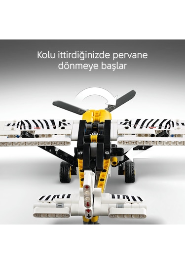 LEGO® Technic Arazi Uçağı 42198 - 8 Yaş ve Üzeri Çocuklar için Koleksiyonluk Yaratıcı Oyuncak Yapım Seti (333 Parça)