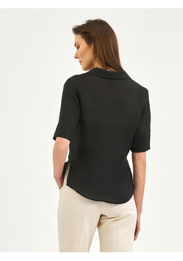 Karaca Kadın Regular Fıt Gömlek-siyah 12.25s.04.017 Siyah