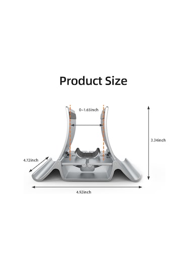 Moveevo D88 Dikey Çok Fonksiyonlu Soğutucu Stand - Laptop, Telefon, Tablet Uyumlu Abs Masaüstü Tutucu Gümüş