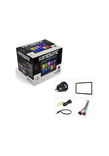 Kamosonic Ks-g753 Mirrorlink Bt/usb/sd/aux/fm Kameralı Double Teyp