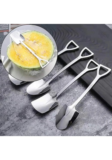 Honmex 12'li Paslanmaz Çelik Kahve Kaşığı Seti - Ergonomik Kuru Tutuş, Çok Amaçlı Kullanım, Ev Ofis Restoran İçin Gümüş