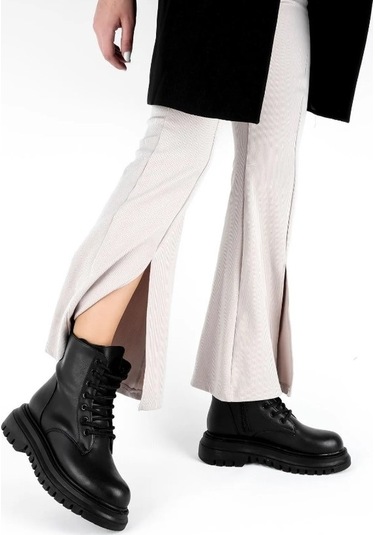 Feles Kalın Ve Yüksek Taban Günlük Bot Kadın Postal Bot 001