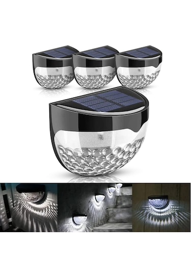 Greentech Güneş Enerjili Duvar ve Çit LED Aydınlatma / GT-SL23 Beyaz