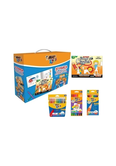 Bic Kids Dikkat Geliştirici Boyama Seti 37 Parça